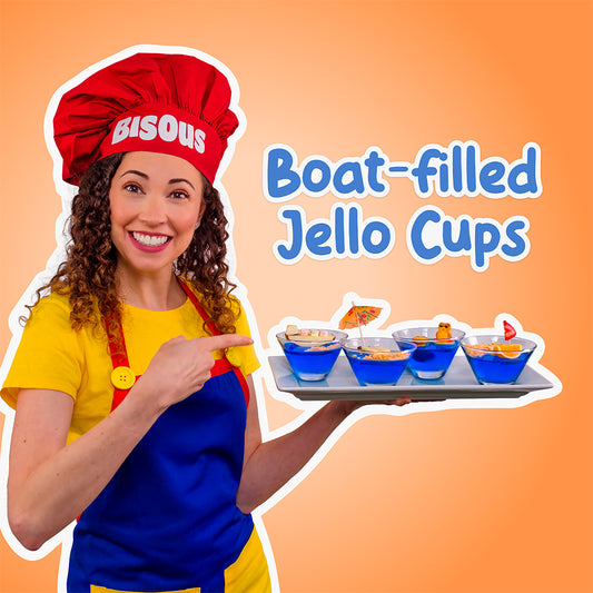 Boat-filled Jello Cups